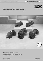 SEW-Eurodrive SPIROPLAN W Serie Montage- Und Betriebsanleitung