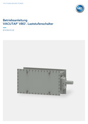 MR VACUTAP VBO Betriebsanleitung