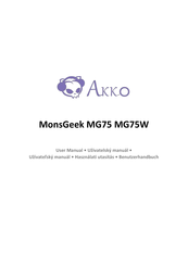 Akko MonsGeek MG75 Benutzerhandbuch