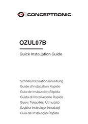 Conceptronic OZUL07B Schnellinstallationsanleitung