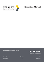 Stanley B Serie Bedienungsanleitung