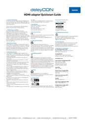 Deleycon Mk5937 Schnellstartanleitung