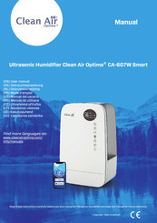 Clean Air Optima CA-607W Gebrauchsanweisung