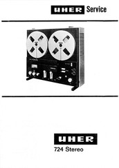 Uher 724 Stereo Serviceanleitung