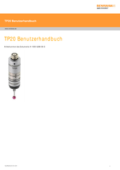 Renishaw TP20 Benutzerhandbuch