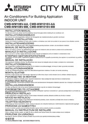 Mitsubishi Electric CITY MULTI CMB-WM1016V-AA Installationshandbuch