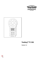 TESTBOY TV 350 Bedienungsanleitung
