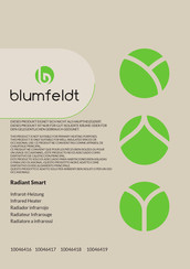 Blumfeldt Radiant Smart Bedienungsanleitung