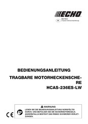 Echo HCAS-236ES-LW Bedienungsanleitung