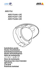 Axis Communications P3287-LVE Installationsanleitung