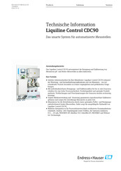 Endress+Hauser Liquiline Control CDC90 Technische Information