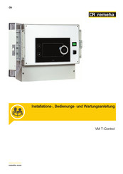REMEHA VM T-Control Installations-, Bedienungs- Und Wartungsanleitung
