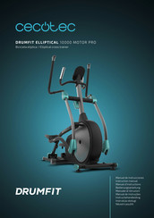 Cecotec DRUMFIT ELLIPTICAL 10000 MOTOR PRO Bedienungsanleitung