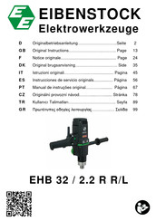 Eibenstock 0152K000 Originalbetriebsanleitung