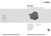 Bosch Performance Line Drive Unit Originalbetriebsanleitung