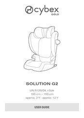 CYBEX Gold SOLUTION G2 Bedienungsanleitung