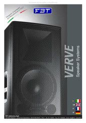 Fbt VERVE 110A Bedienungsanleitung