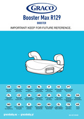Graco Booster Max R129 Benutzerhandbuch, Teileliste
