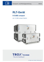 Trox Technik X-CUBE compact Montageanleitung