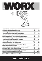 Worx WX372 Originalbetriebsanleitung