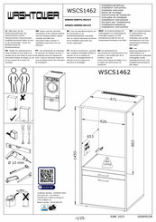 WASHTOWER 601027 Installationsanleitung
