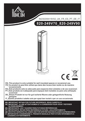 HOMCOM 820-249V70 Bedienungsanleitung