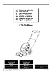 Texas A/S PRO TRIM 600 Benutzerhandbuch