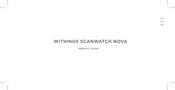 Withings ScanWatch NOVA Benutzerhandbuch