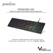 Perixx Value Creator PERIBOARD-329 Bedienungsanleitung