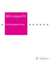 T-Mobile MDA compact III Bedienungsanleitung