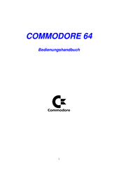 Commodore 64 Bedienungshandbuch