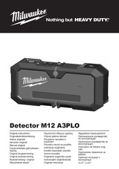 Milwaukee M12 A3PLO Originalbetriebsanleitung