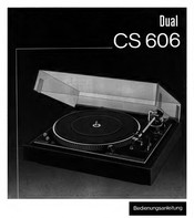 Dual CS 606 Bedienungsanleitung