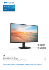Philips 2000 Serie Bedienungsanleitung