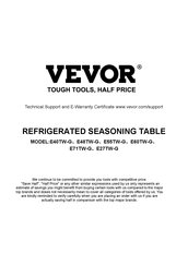 VEVOR E27TW-G Bedienungsanleitung