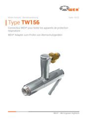 Weh TW156 Betriebsanleitung