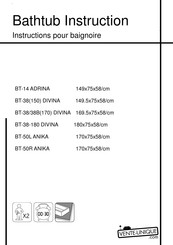 Vente Unique BT-38-170 DIVINA Bedienungsanleitung