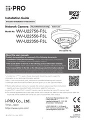 I-Pro WV-U22750-F3L Installationshandbuch