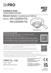 I-Pro WV-U25550-F3L Installationshandbuch