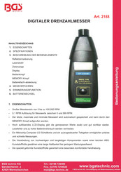 Bgs Technic 2188 Bedienungsanleitung
