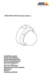 Axis Communications P3818-PVE Installationsanleitung