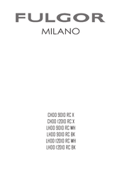 Fulgor Milano LHDD 12010 RC WH Bedienungsanleitung