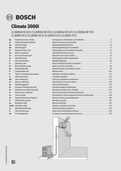 Bosch Climate 3000i Serie Bedienungsanleitung Für Den Betreiber