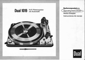 Dual 1019 Bedienungsanleitung