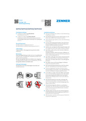 Zenner WPD Montage- Und Bedienungsanleitung