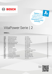 Bosch 2 VitaPower Serie Gebrauchsanleitung