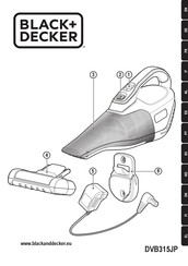 Black & Decker Dustbuster DVB315JP Bedienungsanleitung