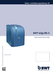Bwt AQA life S Einbau- Und Bedienungsanleitung