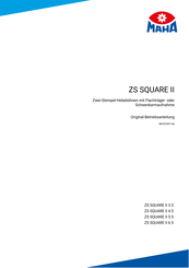 MAHA ZS SQUARE II 4.5 Originalbetriebsanleitung