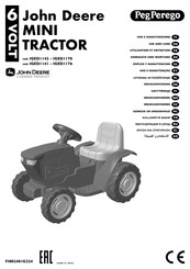 Peg Perego John Deere Mini Tractor Gebrauch Und Wartung